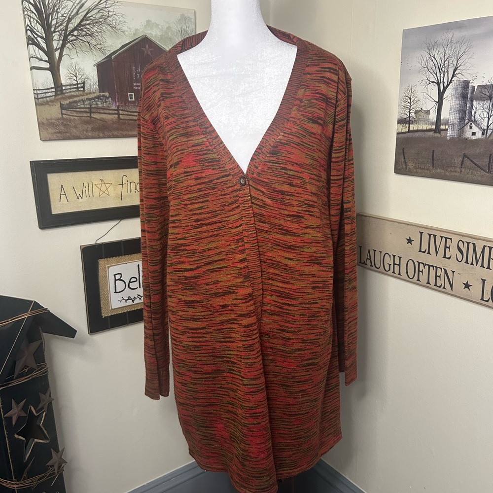 JM Collection Autumn Tones Cardigan